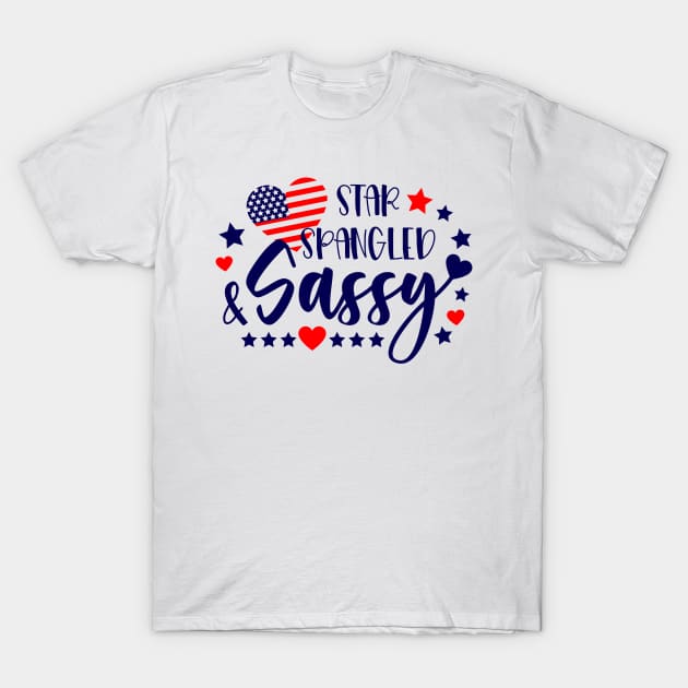 Sassy 4th T-Shirt by richhwalsh